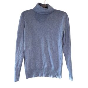 Ann Taylor Factory Light Blue Turtleneck Sweater